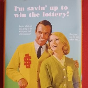 Blue Q Retro Lottery Bank